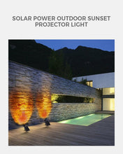 Load image into Gallery viewer, Solar Power Outdoor Sunset Projector Light | Solar Powered Outdoor Lights - Eco Friendly
