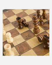 Load image into Gallery viewer, Foldable Wooden Chess Set Board Game - Wooden Chess Board Sets - Eco Friendly
