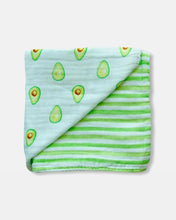 Load image into Gallery viewer, Organic Snug Blanket – Avocado | Cotton Muslin Snug Blanket - Eco Friendly
