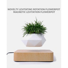 Load image into Gallery viewer, Novelty Levitating Rotation Flowerpot Magnetic Levitation Flower Pot | Floating Bonsai Pot - Eco Friendly
