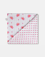 Load image into Gallery viewer, Organic Snug Blanket - Lotus | Hypoallergenic Baby Swaddle Blanket - Eco Friendly
