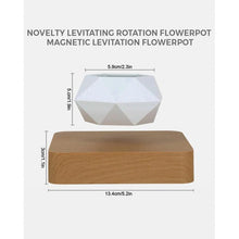 Load image into Gallery viewer, Novelty Levitating Rotation Flowerpot Magnetic Levitation Flower Pot | Floating Bonsai Pot - Eco Friendly
