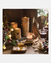 Load image into Gallery viewer, Birch Wood Candle Holder Tea Light Holder in Various Sizes- Birch Wood Log Candle Holder - Eco Friendly
