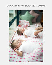 Load image into Gallery viewer, Organic Snug Blanket - Lotus | Hypoallergenic Baby Swaddle Blanket - Eco Friendly
