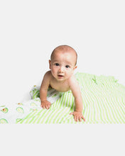 Load image into Gallery viewer, Organic Snug Blanket – Avocado | Cotton Muslin Snug Blanket - Eco Friendly
