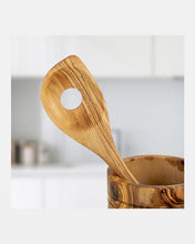 Load image into Gallery viewer, Handmade Olive Wood Kitchen Utensils Set of 5 with Wooden Holder | Wooden Kitchen Utensil set - Eco Friendly
