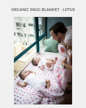 Load image into Gallery viewer, Organic Snug Blanket - Lotus | Hypoallergenic Baby Swaddle Blanket - Eco Friendly
