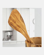 Load image into Gallery viewer, Handmade Olive Wood Kitchen Utensils Set of 5 with Wooden Holder | Wooden Kitchen Utensil set - Eco Friendly
