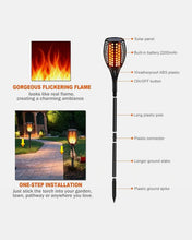 Load image into Gallery viewer, 33 Led Outdoor Waterproof Solar Powered Small Torch Flame Lights | Solar Powdered Lights - Eco Friendly
