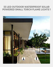 Load image into Gallery viewer, 33 Led Outdoor Waterproof Solar Powered Small Torch Flame Lights | Solar Powdered Lights - Eco Friendly
