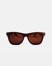 Load image into Gallery viewer, Crimson Wooden Sunglasses with Bamboo Case | 100% UVA/UVB Protection, Tea Polarized Lenses - Eco Friendly
