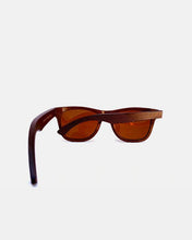 Load image into Gallery viewer, Crimson Wooden Sunglasses with Bamboo Case | 100% UVA/UVB Protection, Tea Polarized Lenses - Eco Friendly
