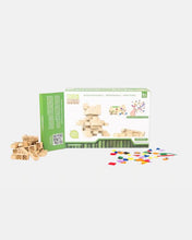 Load image into Gallery viewer, Eco-Bricks Bamboo Education Set 88pcs - Eco Friendly
