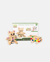 Load image into Gallery viewer, Eco-Bricks Bamboo Education Set 88pcs - Eco Friendly
