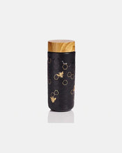 Load image into Gallery viewer, Honey Bee Ceramic Travel Mug / Gold 12.3 oz | Ceramic Travel Mug with Lid - Eco Friendly
