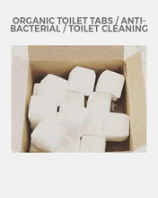 Load image into Gallery viewer, Organic Toilet Tabs / Antibacterial / Toilet Cleaning | Toilet Cleaning Tabs - Eco Friendly
