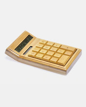 Load image into Gallery viewer, Solar-Powered LCD Bamboo Wooden Calculator 12 Digit Bamboo Calculator - Eco Friendly
